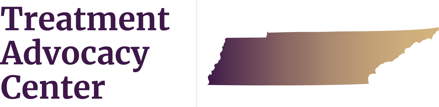 State of Tennessee next to Treatment Advocacy Center text, symbolizing local severe mental illness data, laws, and resources